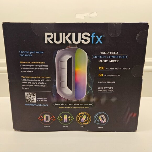 New RUKUSfx Motion Controlled Music Mixer 120 Tracks 80 Sound Effects Just Play - Picture 2 of 5